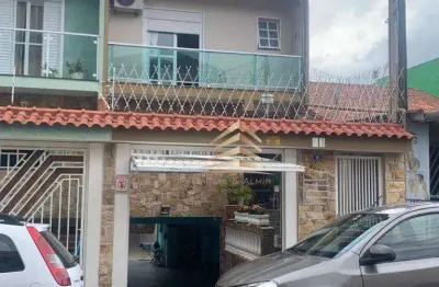 Sobrado à venda, 240 m² por r$ 860.000,00 - parque continental - guarulhos/sp