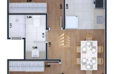 Apartamento à venda, 47 m² por R$ 324.000,00 - Jardim Gopoúva - Guarulhos/SP