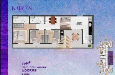 Apartamento com 2 dormitórios à venda Com 55 m² por R$ 420.750 - Vila Rosália - Guarulhos/SP