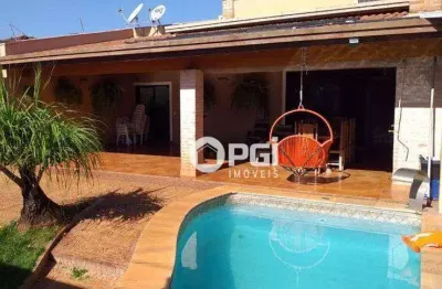 Casa com 3 dormitórios para alugar, 265 m² por r$ 6.698,68/mês - jardim califórnia - ribeirão preto/sp