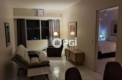Flat com 1 dormitório para alugar, 50 m² por r$ 4.274,07/mês - centro - ribeirão preto/sp