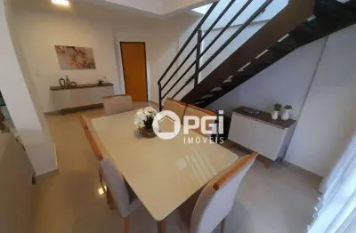 Cobertura com 4 dormitórios para alugar, 212 m² por r$ 6.998,19/mês - jardim botânico - ribeirão preto/sp