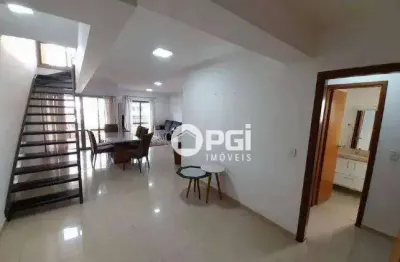 Cobertura com 4 dormitórios para alugar, 216 m² por r$ 8.208,60/mês - jardim botânico - ribeirão preto/sp