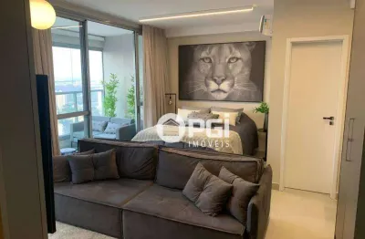 Flat com 1 dormitório à venda, 49 m² por r$ 780.000,00 - alto da boa vista - ribeirão preto/sp