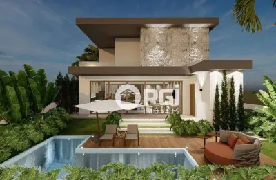 Casa com 3 dormitórios à venda, 310 m² por r$ 3.000.000,00 - alphaville - ribeirão preto/sp