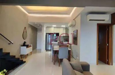 Apartamento duplex com 3 dormitórios à venda, 210 m² por r$ 1.390.000,00 - jardim botânico - ribeirão preto/sp