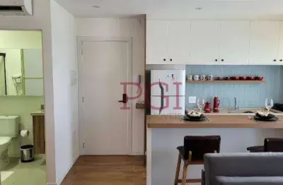 Flat com 1 dormitório para alugar, 47 m² por r$ 3.450/mês - jardim nova aliança sul - ribeirão preto/sp