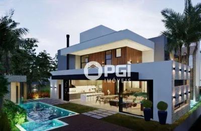 Casa com 5 dormitórios à venda, 500 m² por r$ 4.500.000,00 - alphaville - ribeirão preto/sp