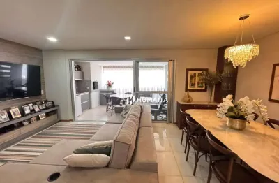 Apartamento com 3 dormitórios à venda, 132 m² por r$ 1.390.000,00 - edifício fernando pessoa - gleba palhano - londrina/pr