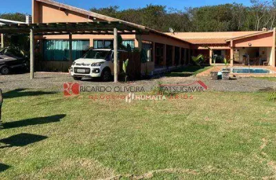 Chácara com 5 dormitórios à venda, 2604 m² por r$ 1.350.000,00 - riviera do nascente - alvorada do sul/pr