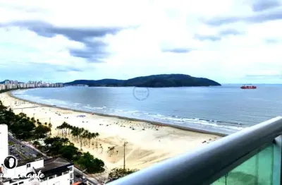 Apartamento de luxo no gonzaga: 5 quartos, 4 suítes, 3 salas, 6 banheiros, 4 vagas de garagem. 400m² de puro conforto em santos-sp!