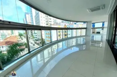 Apartamento de Luxo em Santos-SP na Ponta da Praia  4 quartos, 4 suítes, 3 salas, 6 banheiros, 4 vagas de garagem  488m²  Residencial Golden Palace