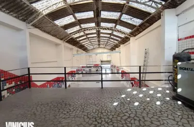 Galpão comercial para locação em santos-sp: 1 sala, 2 banheiros, 4 vagas - vila nova (336m²)