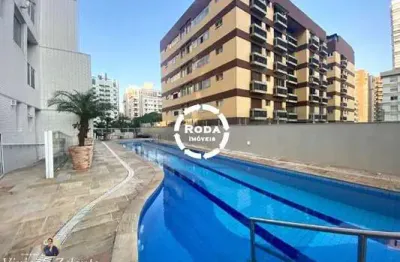 Imperdível oportunidade: apartamento de luxo no gonzaga, santos-sp, 3 quartos, 3 suítes, 2 salas, 4 banheiros, 3 vagas, 181m².