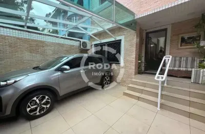 Luxuosa cobertura à venda em santos-sp, gonzaga: 4 quartos, 2 suítes, 3 salas, 5 banheiros, 2 vagas, 150m²