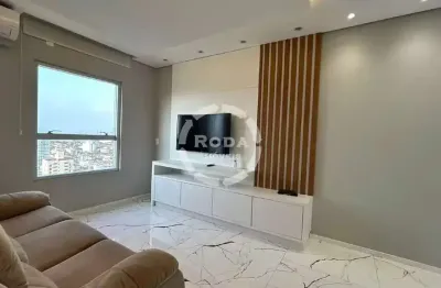 Apartamento para locação no embaré, 2 quartos, 2 salas, 1 banheiro, 1 vaga de garagem, 74m² em santos-sp!