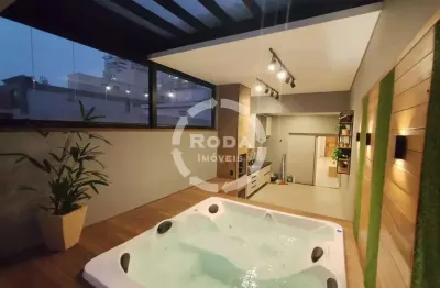 Apartamento de luxo à venda em santos-sp, bairro pompéia: 3 quartos, 1 suíte, 2 salas, 4 banheiros, 3 vagas, 191m²!
