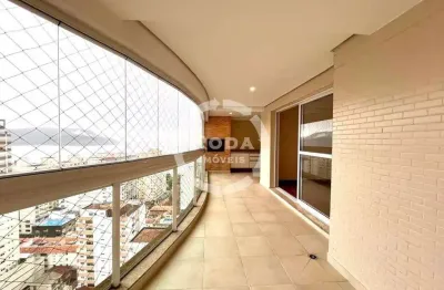 Luxuoso apartamento à venda em Santos-SP, no Embaré, no Residencial Cap Ferrat. 4 quartos, 2 suítes, 3 salas, 5 banheiros, 3 vagas de garagem. Agende sua visita!