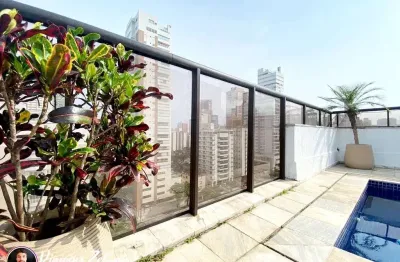 Imperdível cobertura à venda em santos-sp, bairro boqueirão: 3 quartos, 3 suítes, 3 salas, 4 banheiros, 3 vagas, 306m².