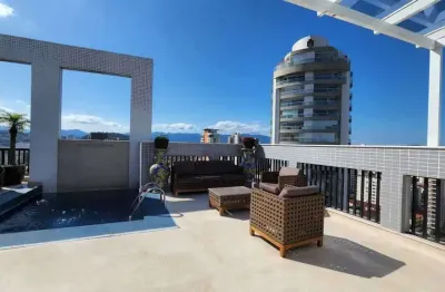 Cobertura de luxo no gonzaga, santos-sp: 3 quartos, 3 suítes, 3 salas, 6 banheiros, 4 vagas, 450m²!