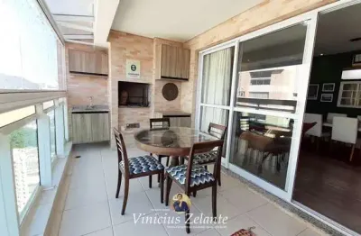 Cobertura de luxo na ponta da praia: 3 suítes, 3 vagas, 180m² - santos-sp