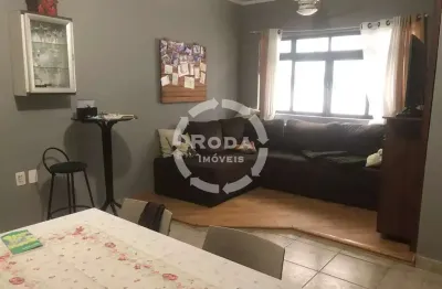 Apartamento à venda no boqueirão, santos-sp: 2 quartos, 1 sala, 1 banheiro, 1 vaga de garagem!
