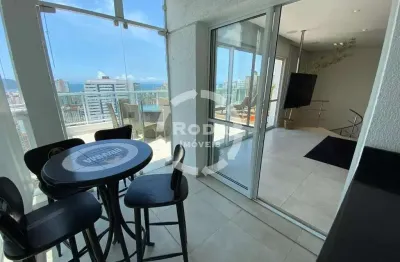 Cobertura à venda no boqueirão, santos-sp: 2 quartos, 1 suíte, 2 salas, 3 banheiros, 1 vaga, 140m². venha conferir!