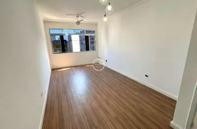 Apartamento reformado na ponta da praia: 2 quartos, 2 salas, 2 banheiros - 86m² - santos-sp - venda no embare