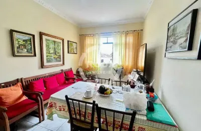 Apartamento à venda em santos-sp, boqueirão: 2 quartos, 2 salas, 1 banheiro, 1 vaga, 60m²