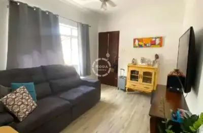 Apartamento à venda em Santos-SP, bairro Embaré! 2 quartos, 1 sala, 1 banheiro, 1 vaga de garagem, 72m² - Primeiro andar.