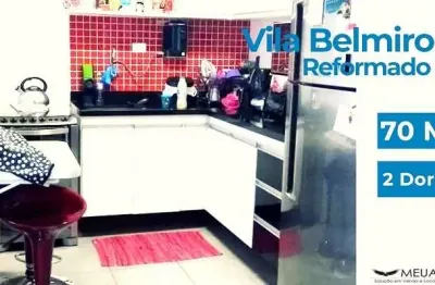 Apartamento à venda em santos-sp: 2 quartos, 2 salas, 2 banheiros - vila belmiro  1 vaga de garagem  77m² de área - corretor vinicius zelante