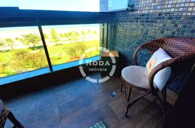 Oportunidade única: apartamento de luxo com 3 quartos e frente mar total na pompeia, santos-sp!