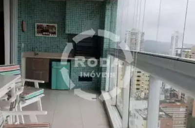 Apartamento para locação de alto padrão em santos-sp, bairro aparecida: 3 quartos, 1 suíte, 2 salas, 3 banheiros, 3 vagas, 141m².