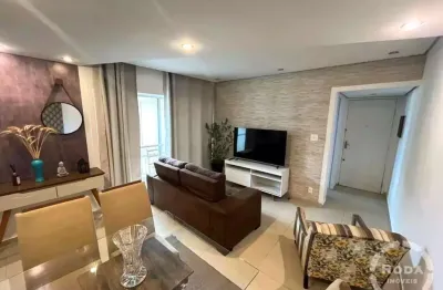 Apartamento à venda em santos-sp, campo grande: 2 quartos, 2 salas, 2 banheiros, 1 vaga, 73m². venha conferir!