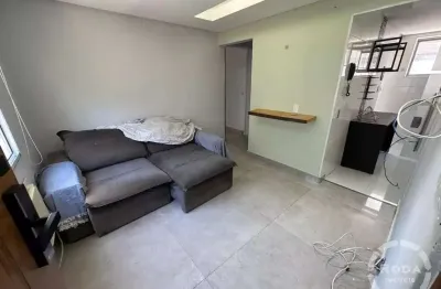 Apartamento para locação em Santos-SP, bairro Aparecida: 2 quartos, 2 salas, 1 banheiro, 1 vaga de garagem, 53,00 m².