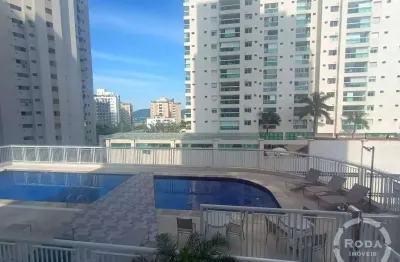 Apartamento para locação com 2 quartos e 1 suite na Ponta da Praia em Santos-SP, 77m² e 1 vaga de garagem.