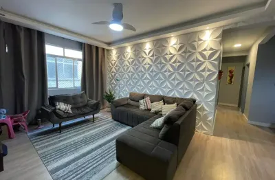 Apartamento para locação, 3 dormitórios com vaga de garagem, no Boqueirão em Santos (MOBILIADO)