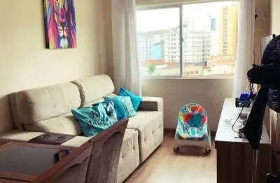 Apartamento à venda em são vicente-sp, gonzaguinha: 1 quarto, 1 sala, 1 banheiro, 1 vaga de garagem, 50,00 m².