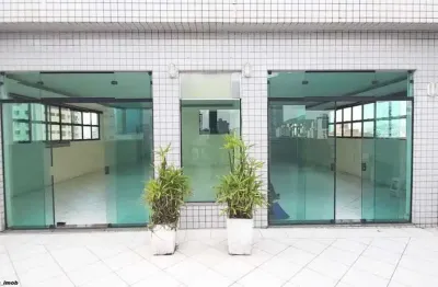 Sala comercial para locação em santos-sp, bairro aparecida: 2 salas, 2 banheiros, 1 vaga, 200m². agende sua visita agora!