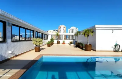 Apartamento de luxo na ponta da praia em santos-sp com 4 quartos, 2 suítes, 3 salas, 5 banheiros, 5 vagas de garagem e 540m² de área.