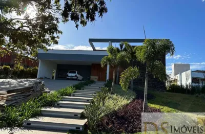 Bela casa residencial no condomínio terras de são josé em itu, 509 m², com 5 suítes e linda piscina