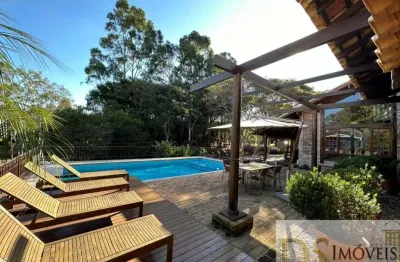 Belíssima casa residencial alto padrão no condomínio terras de são josé i em itu/sp, 638,65 m², 5 suítes sendo 1 master e piscina