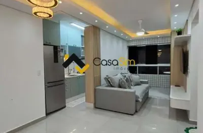 Apartamento para venda em praia grande, mirim, 2 dormitórios, 1 suíte, 2 banheiros, 1 vaga