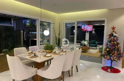Sobrado com 3 dormitórios para alugar, 329 m² por r$ 14.000,00/mês - condomínio ouro ville - taubaté/sp