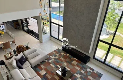 Casa com 5 dormitórios, 568 m² - venda por r$ 3.500.000,00 ou aluguel por r$ 17.947,00/mês - condomínio são felix do cataguá - taubaté/sp
