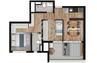 Apartamento com 2 quartos à venda na Rua Senador Milton Campos, 175, Santo Amaro, São Paulo