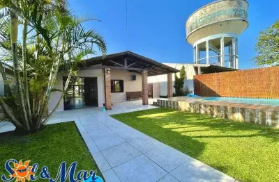 C450 ótima casa à venda, com piscina na praia de santa terezinha/imbé