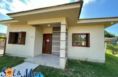 C613 casa seminova, para morar e veranear na praia presidente/imbé