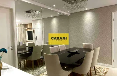 Apartamento com 3 dormitórios à venda, 101 m² - rudge ramos - são bernardo do campo/sp.