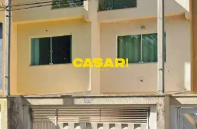 Sobrado com 2 dormitórios à venda, 111 m² - vila cláudio - santo andré/sp